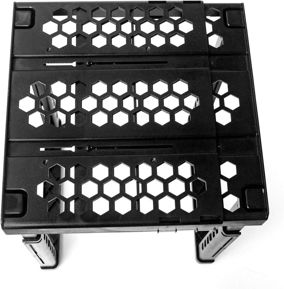 Locker Organizer Shelf， Adjustable Width and Height, Ideal Locker (Black)