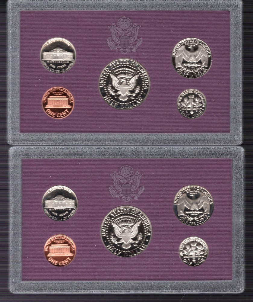 1990 s + 1991 s MINT PROOF SETS