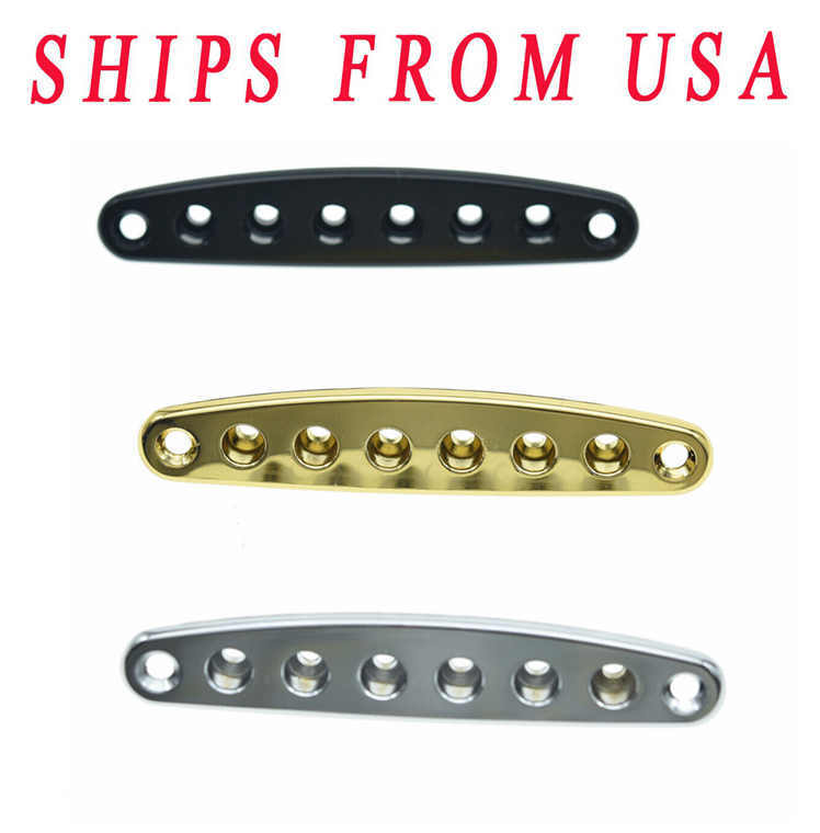 Electirc Guitar Bridge String Through Body Ferrule Plate Bushing Plate