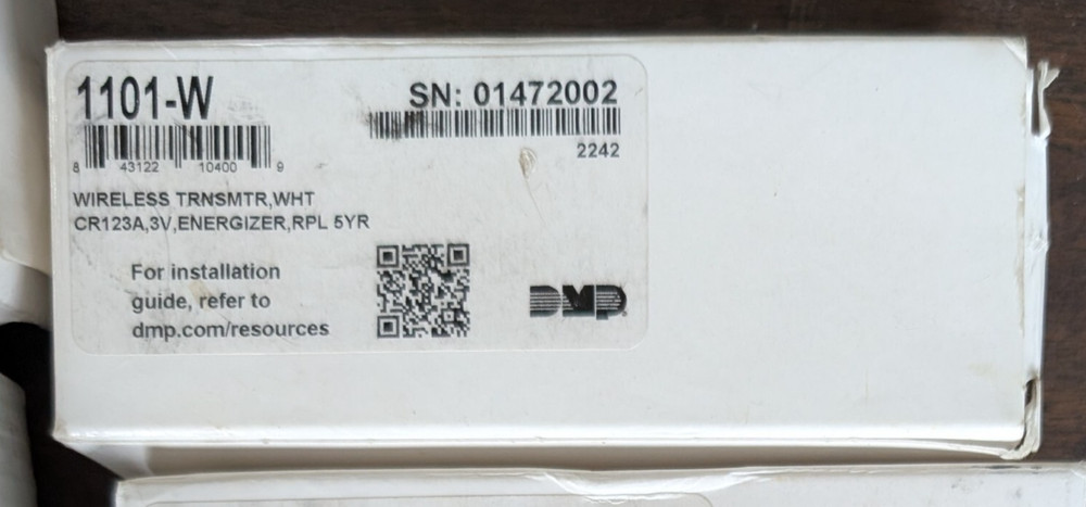 DMP 1101-W Wireless Universal Transmitter, White