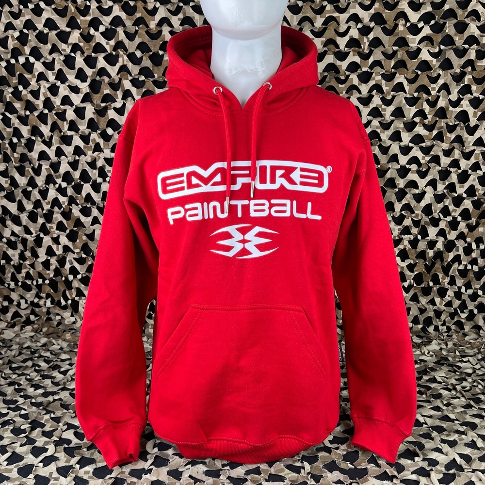 NEW Empire Paintball Hooded Pull Over Sweatshirt - Red - Medium