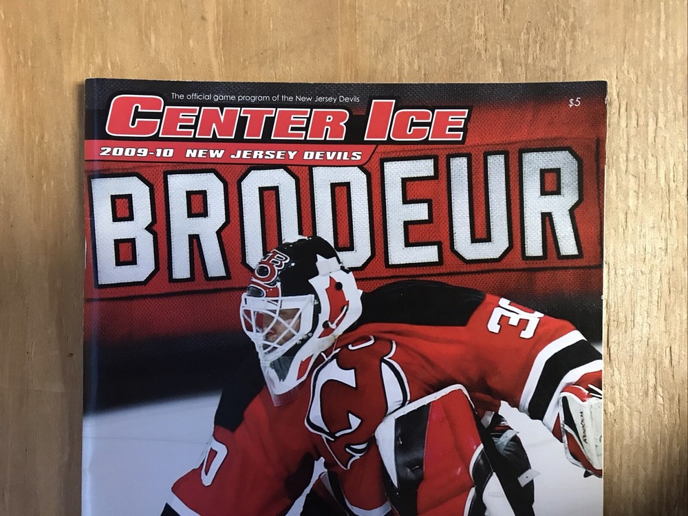Center Ice 2009-10 New Jersey Devils October 28 2009 Game Program