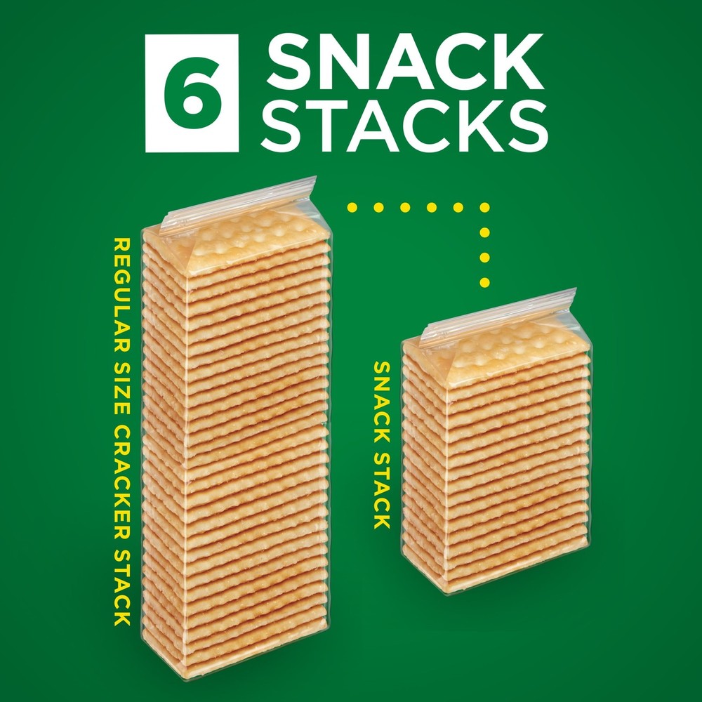 (2 pack) Snack Stacks Original Crackers, Lunch Snacks, 6 Count