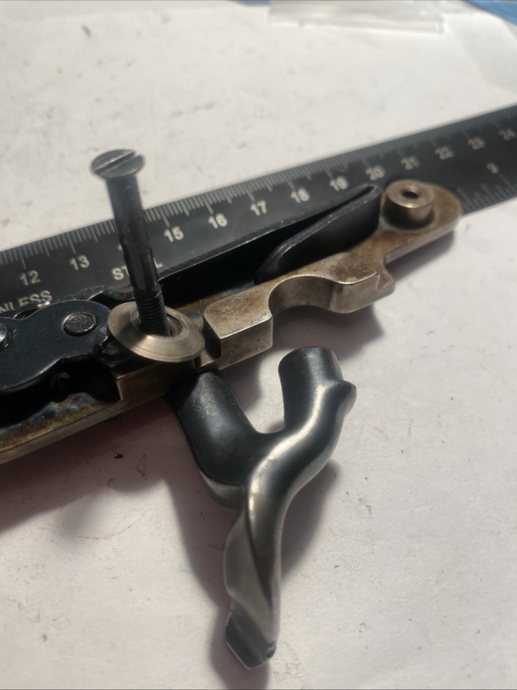 CVA, Hawken Muzzleloader Lock, Bolt, Washer. (Hammer Spurr to clear a Scope)