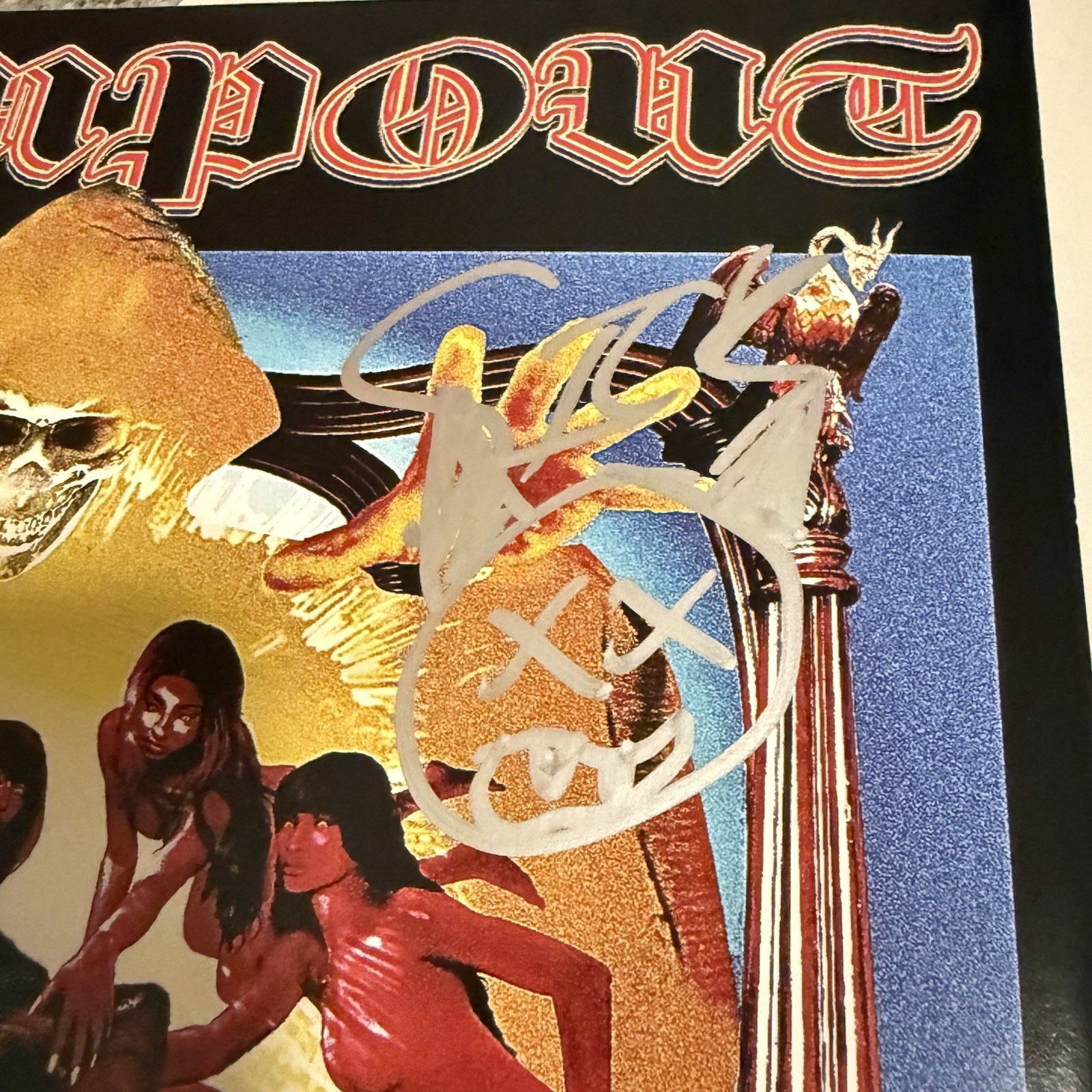 OSAMASON RAPPER SIGNED JUMP OUT VINYL RECORD ALBUM AUTOGRAPHED LIL O + JSA COA