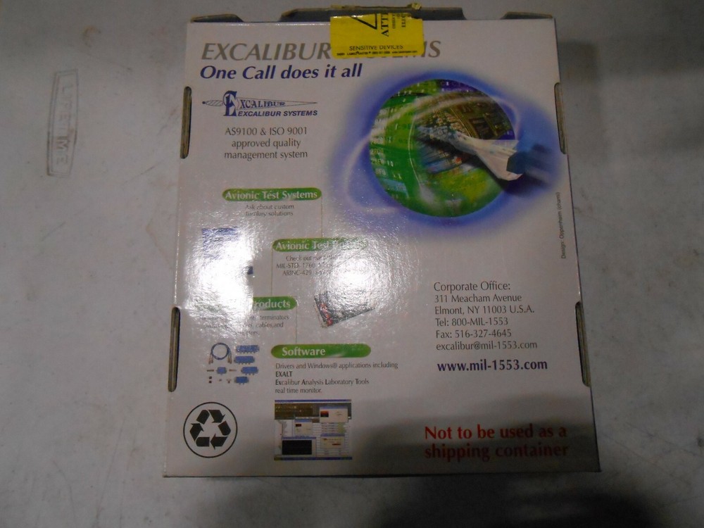 EXCALIBUR SYSTEMS CCA, PC/104, 1553 TEST BOARD