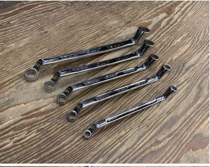 DeeN 75 ° Offset Box Wrench Set [5-piece set] DNMV7505SET