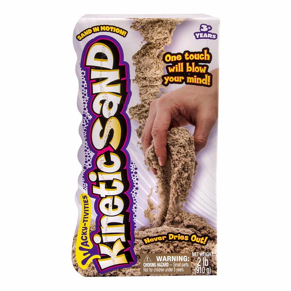 Kinetic Sand Squeezable Play 2 Pounds (Sand Brown)
