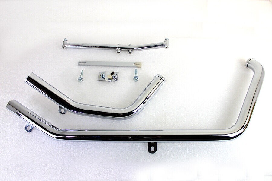 Exhaust Header Set Chrome fits Harley-Davidson 29-0089