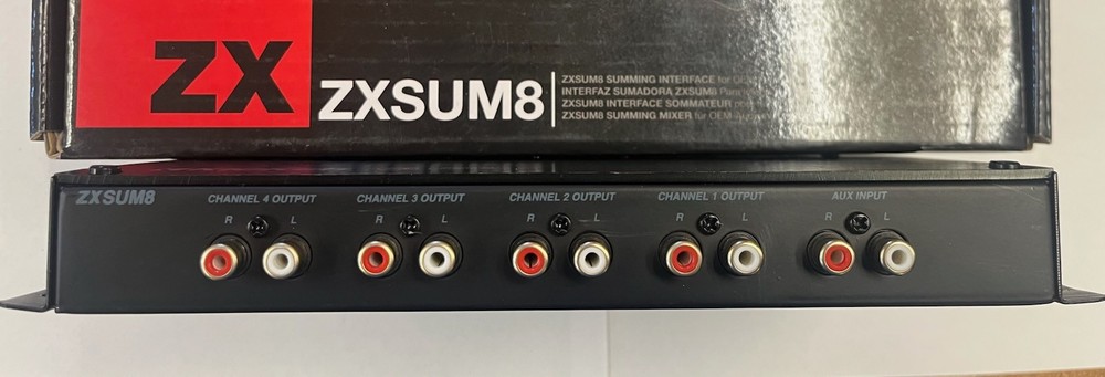 Kicker ZXSUM8 OEM Car Audio Integration Summing Interface Signal Processor Displ