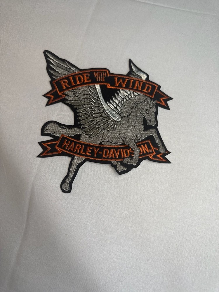 Harley-Davidson Ride With The Wind Pegasus Large Embroidered Back Patch