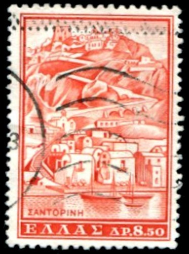 Greece 1961 8.5d Santorini VGU - SG 865