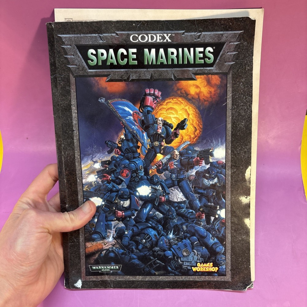 Games Workshop - Warhammer 40K - Codex - Space Marines - 1998 FREE SHIPPING