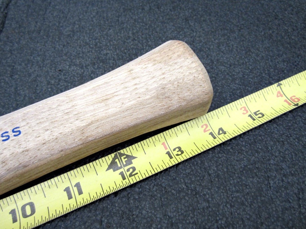 NOS Vintage Blue Grass 14" Wood Hammer Replacement Handle