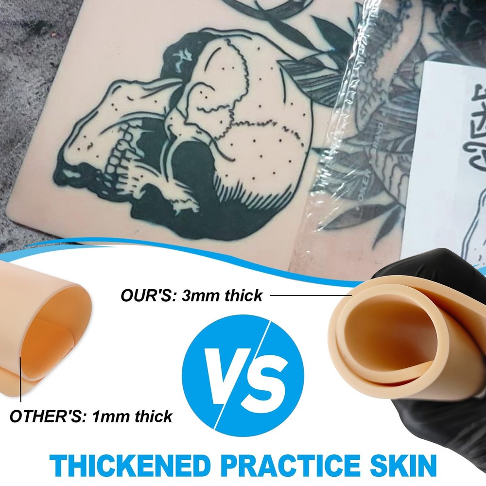 Emalla 3MM Tattoo Skin Practice Kit
