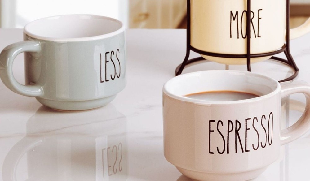 Ceramic Espresso Mugs Rack