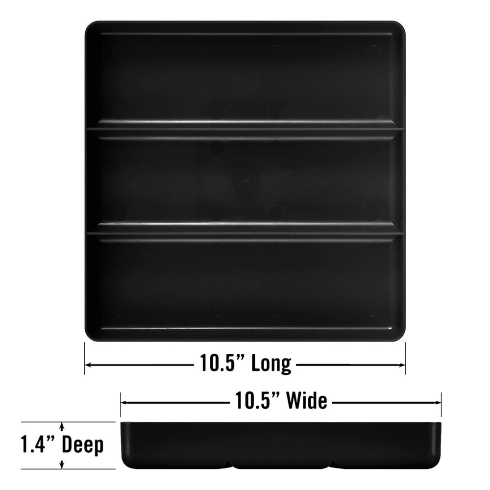 Ernst Tool Organiser Tray Black 3 Compartment 5021