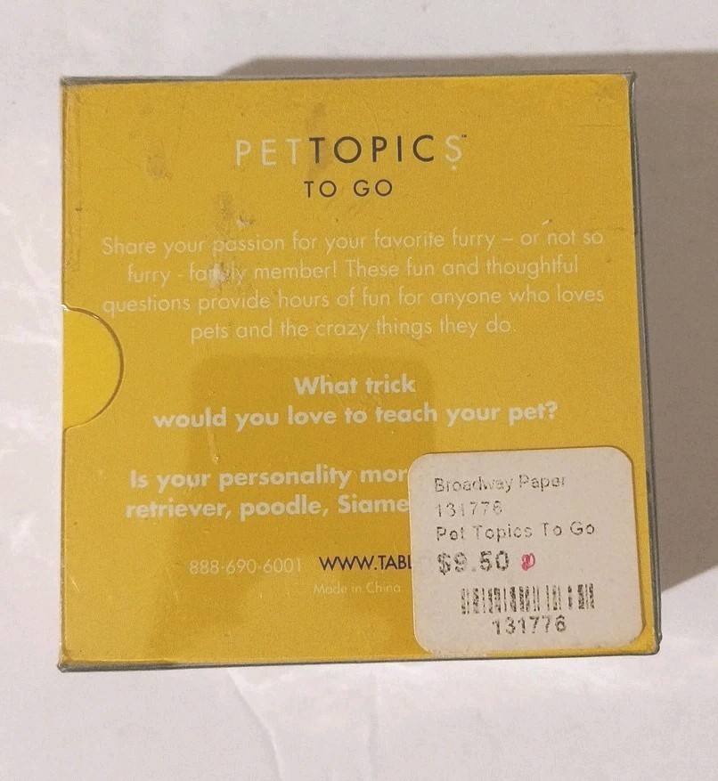 "Pet Topic To Go" Cards Complete