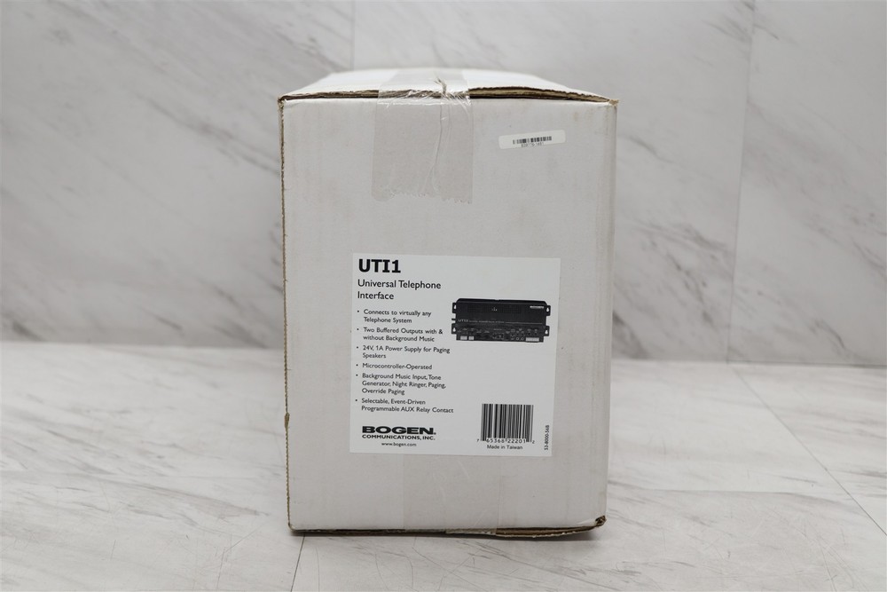 NEW Bogen Communications UTI1 Universal Telephone Paging Zone Systems Interface