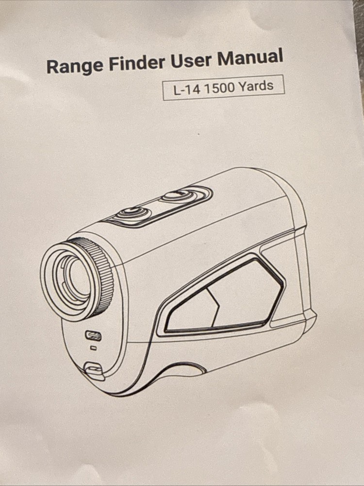 Golf Rangefinder with Slope Accuracy Flag Lock Magnification
