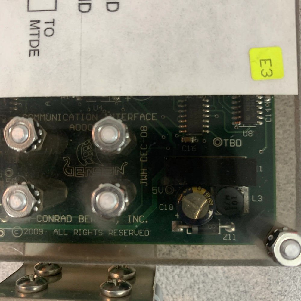 Ian-Conrad Bergan A00081C Communication Interface Module (Used)