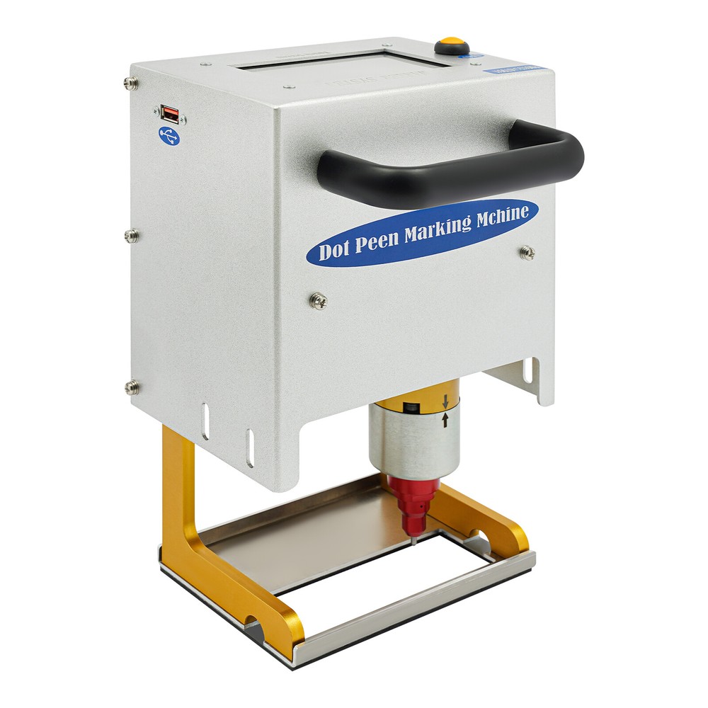 Portable Dot Peen Marking Machine Metal VIN Code Engraving Printer Touch Screen