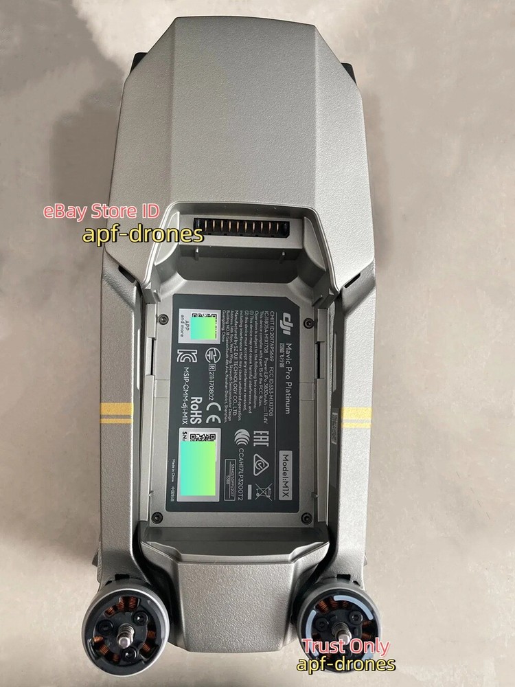 DJI Mavic Pro Platinum 4K Drone - No Battery/No Controller - No Tariffs to US