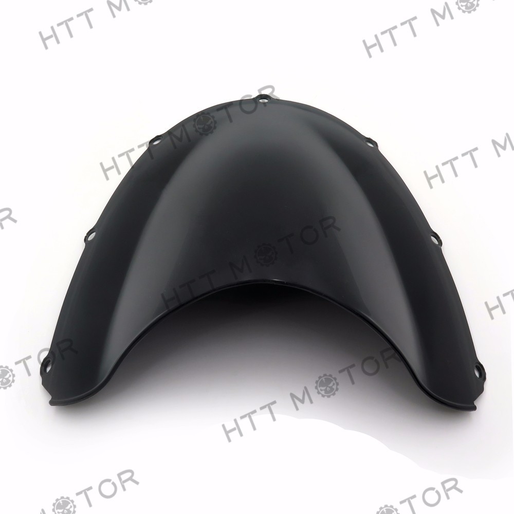 SMOKE BLACK DOUBLE BUBBLE WINDSCREEN WINDSHIELD FOR 2002-2003 HONDA CBR954RR