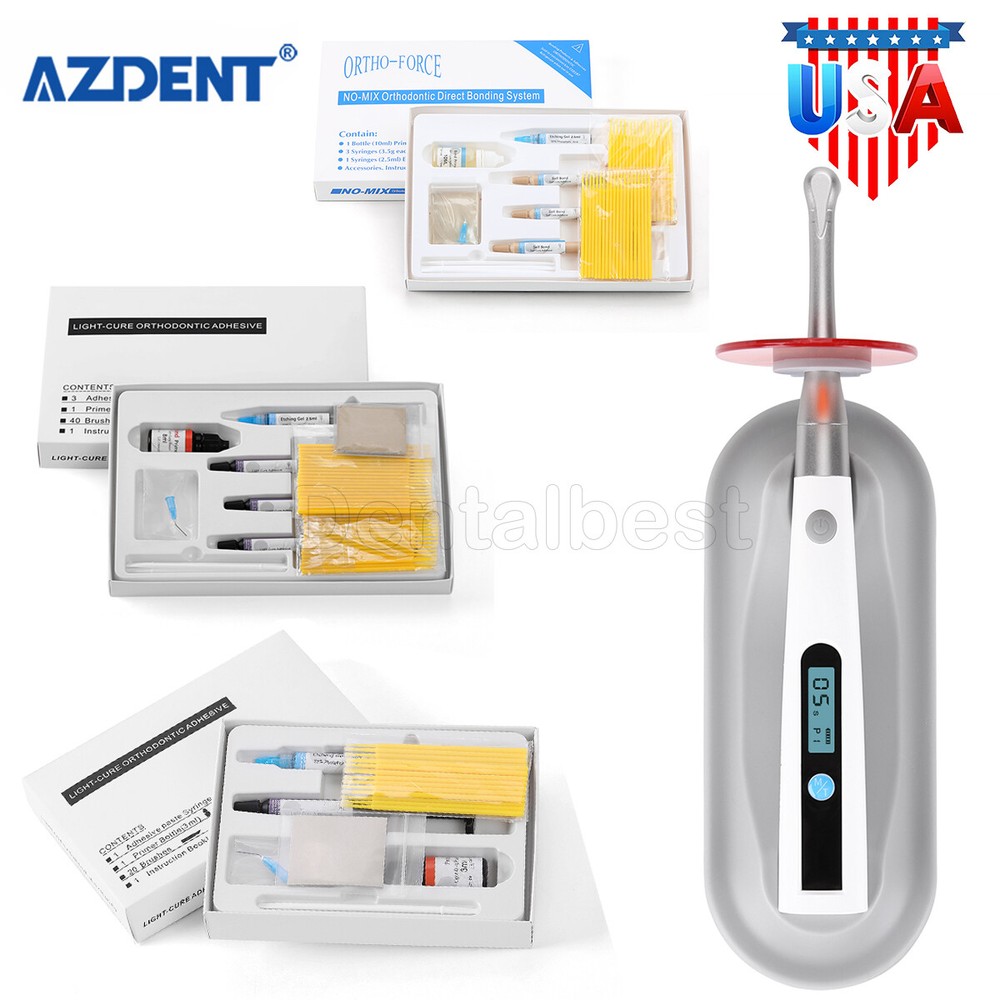Dental Cordless LED Curing Light 1 Second Cure Light /Light Cure Resin Adhesive