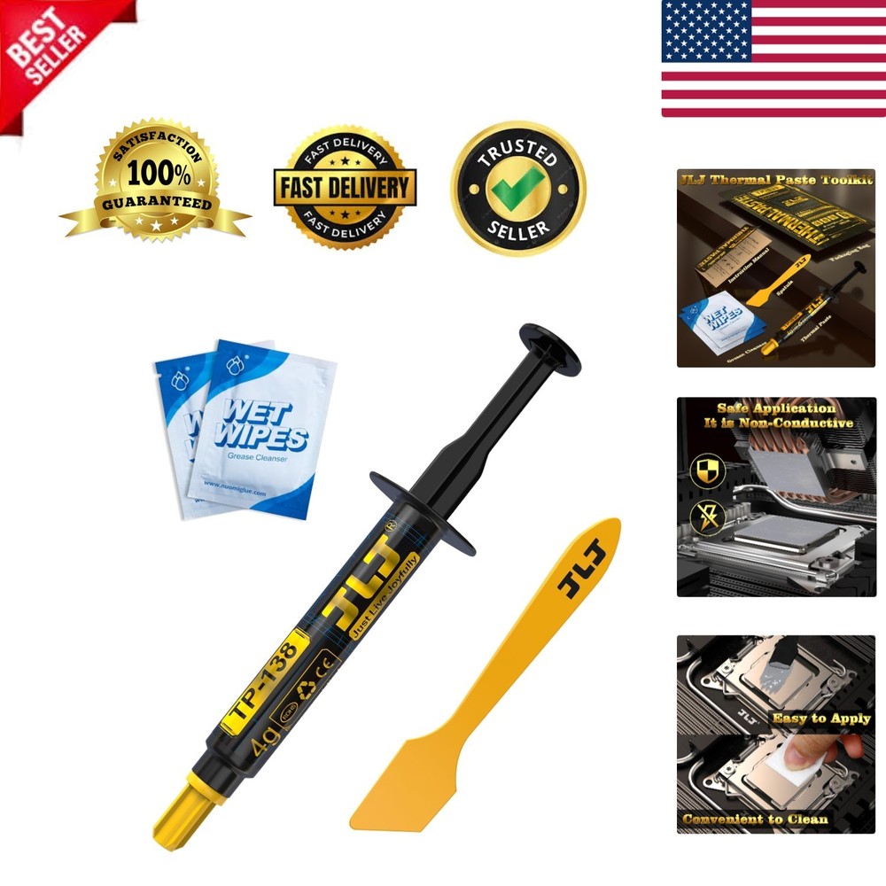 Thermal Paste CPU Compound Paste 4g Heatsink for IC/Processor/CPU/All Coolers...