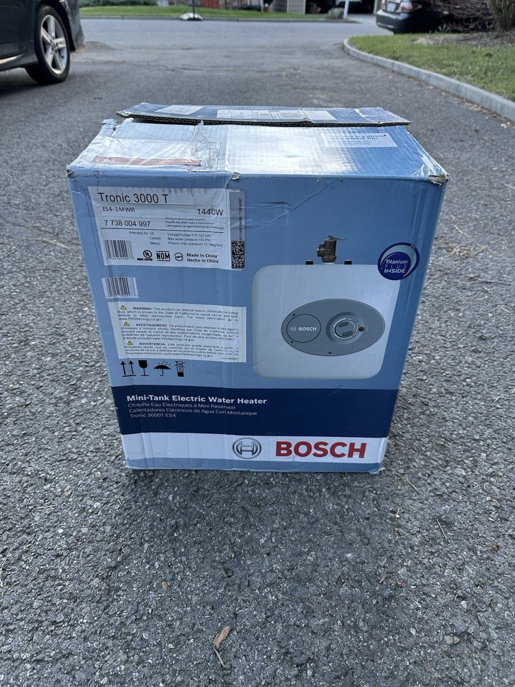Bosch Electric Mini-Tank Water Heater Tronic 3000 T 4-Gallon (ES4)  - Elimina...