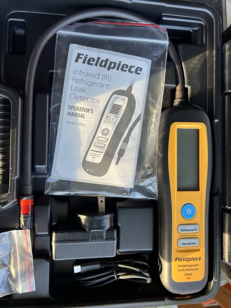 Fieldpiece DR82 LCD Display Advanced Infrared Refrigerant Leak Detector/SHIPS FA