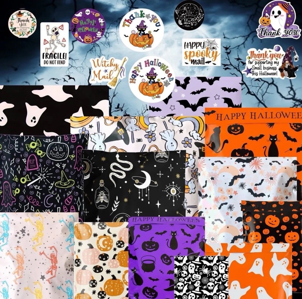 Poly Mailers Halloween Size Assortment