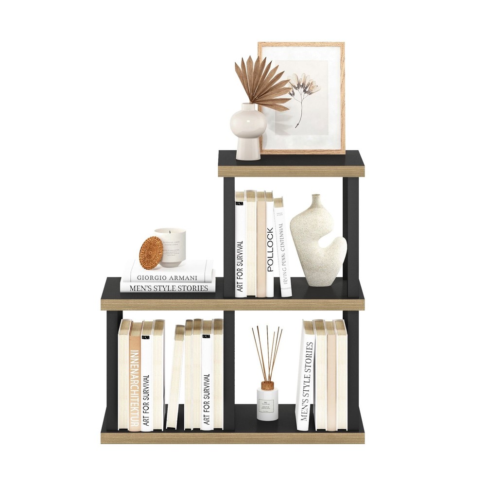 Tools 3-Cube Decorative Display Shelf in Americano/Black