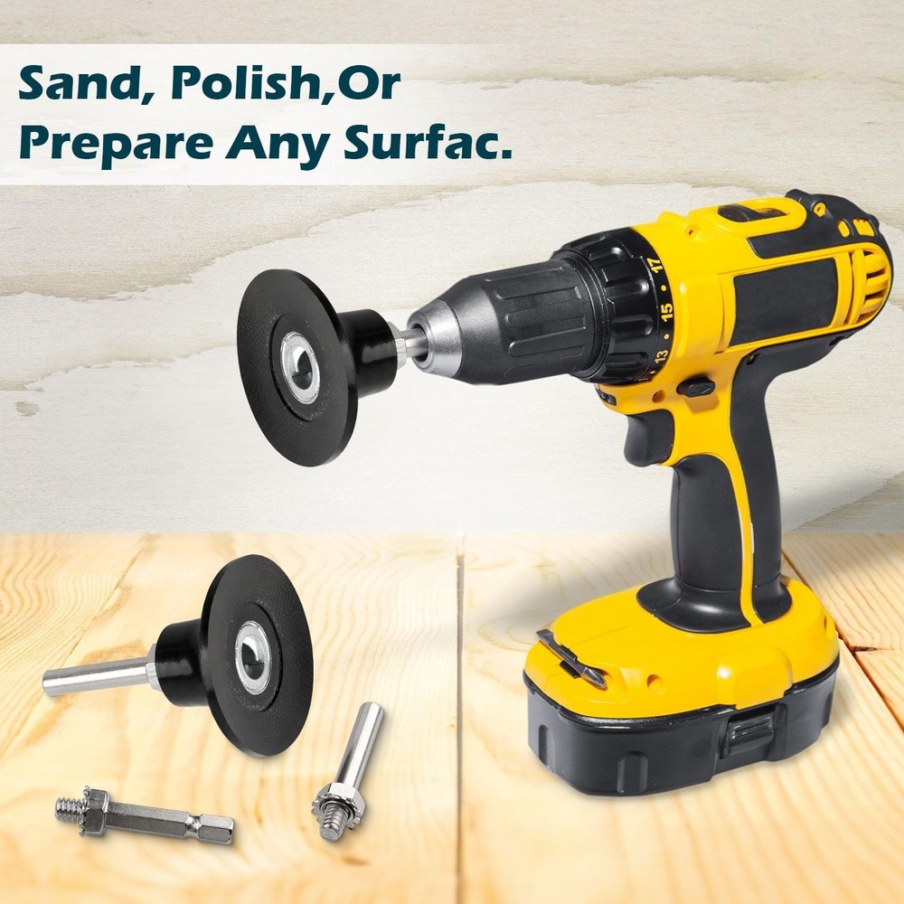 Medium Grit 180 Quick Change Disc Pad Holder with Secure Locking Mechanism