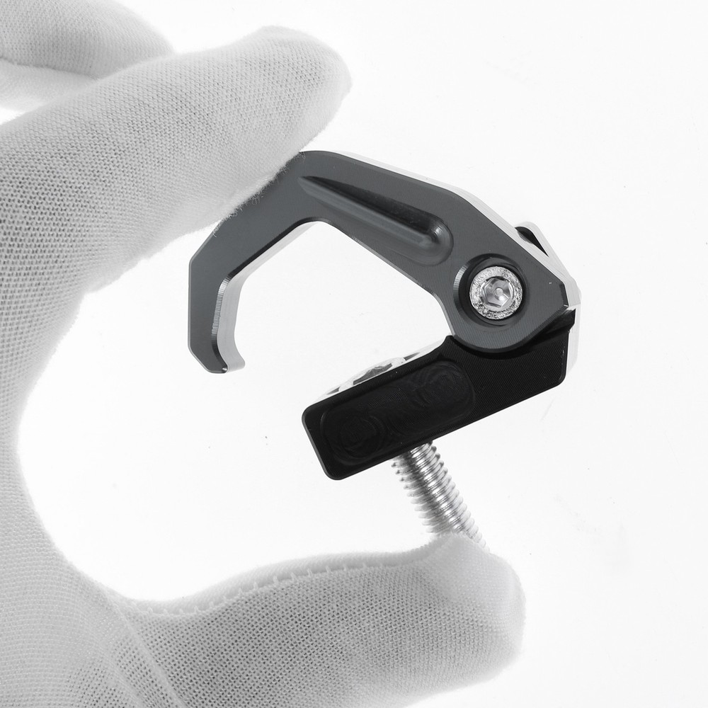 Motorcycle hanging hook 1 set 42mm black titanium color