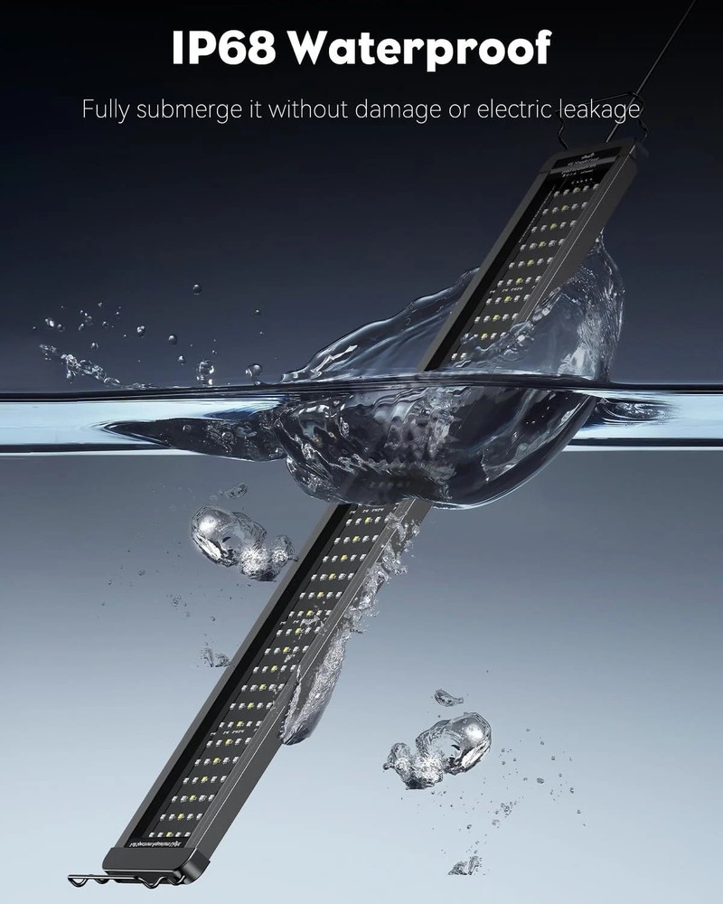 Adjustable Brightness LED Light for 36"-45" Fish Tanks