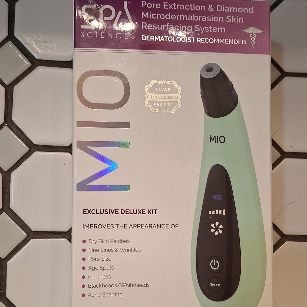 Spa Sciences MIO Diamond Microdermabrasion Tool Rechargeable 5 Speeds
