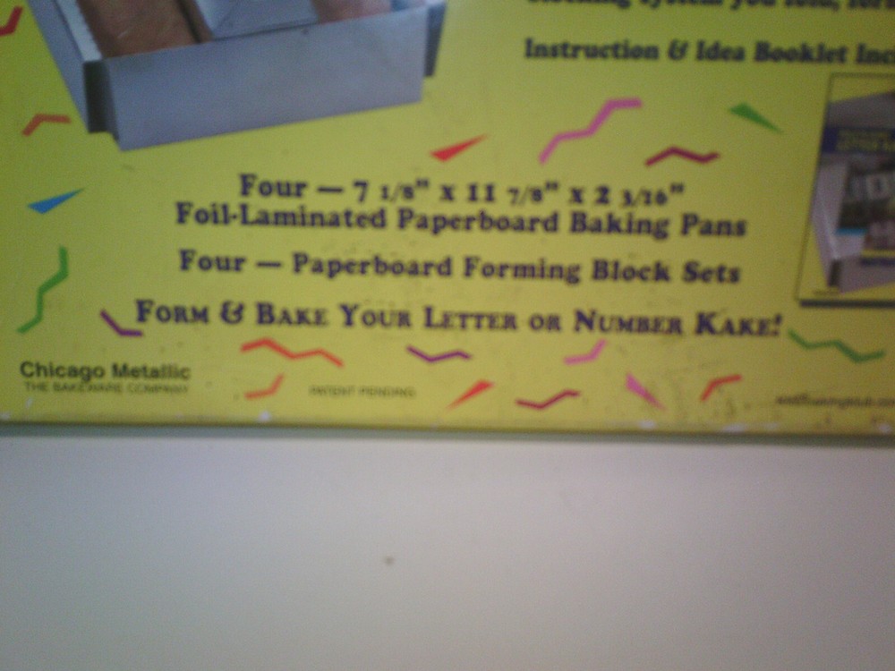 New CAKE BAKE TOOLS. Square Cutter / Server & Fold & Bake Letter Pan FREE SHIP