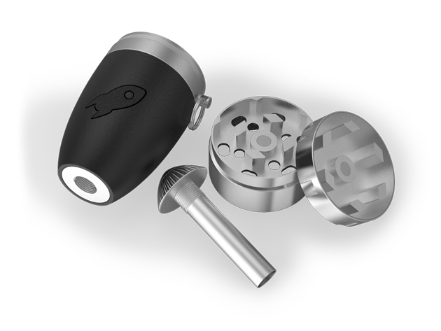 Rocket Multifunction Tobacco Metal Grinder