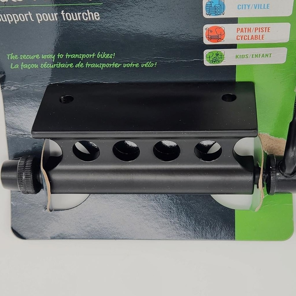 EVO Bicycle Block Fork Adaptor Black OPEN PACKAGE