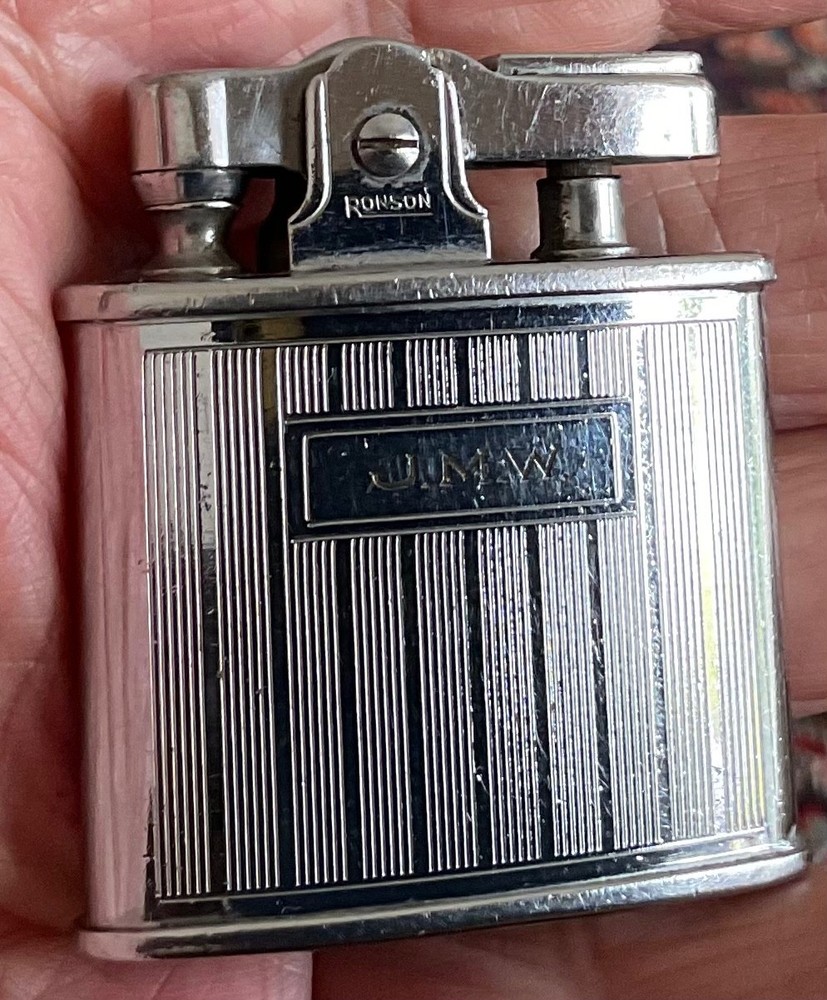 Vintage Ronson Standard Petrol Lighter VG/ Serviced.