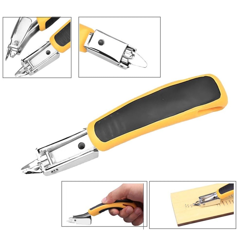 Upholstery and Construction Staple Remover Tools Set Including Cutting Plier,...