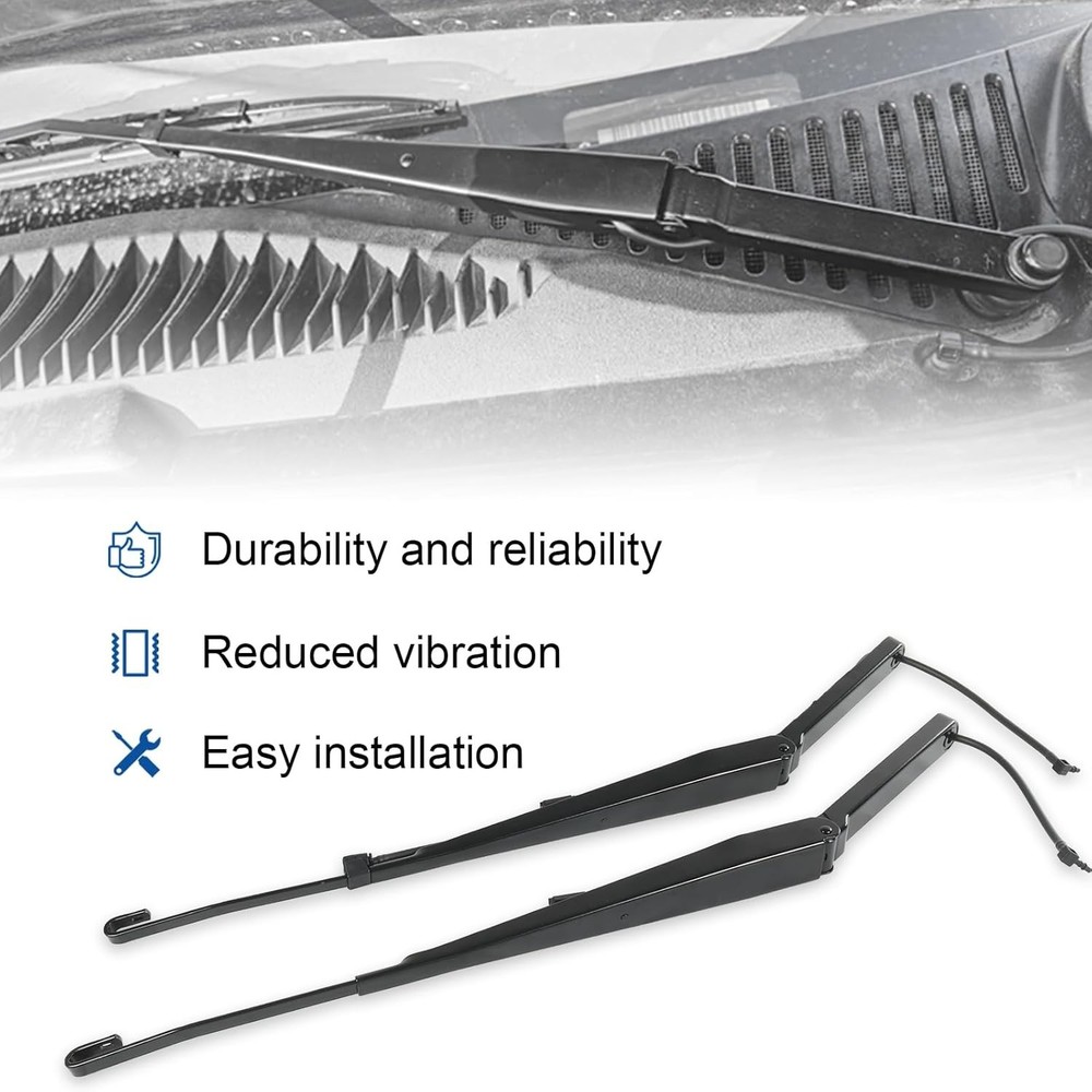Front Windshield Wiper Arm Kit Replacement For Chevy Silverado Tahoe Avalanch...