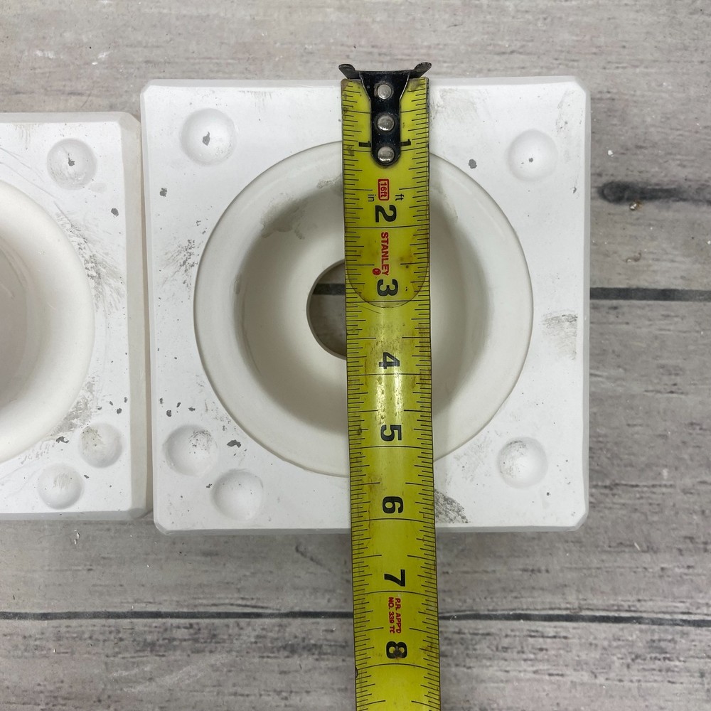 Vintage 1995 Boothe Mold Ceramic Casting Mold Plain Dip Inserts #1068