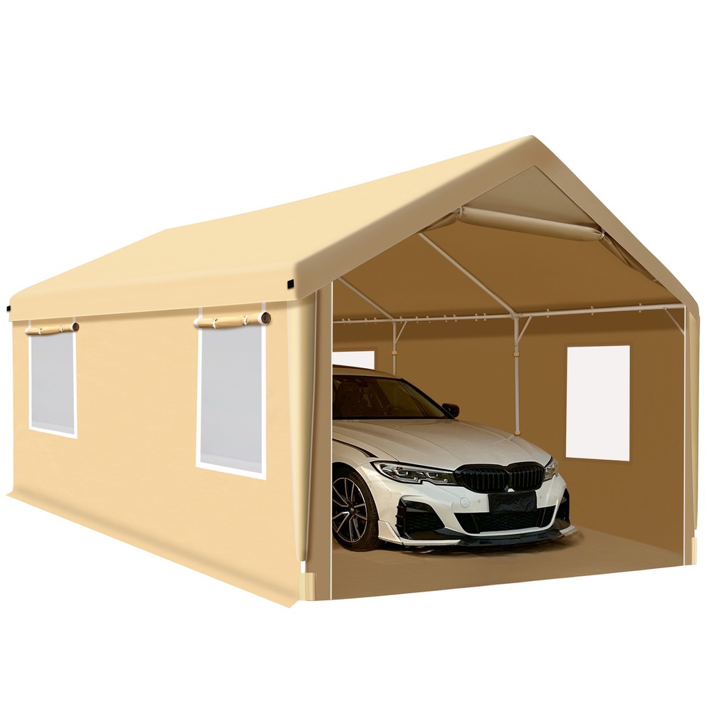 Rainproof Portable Paint Booth 20X12X10FT Spray Booth with Replaceable Floor