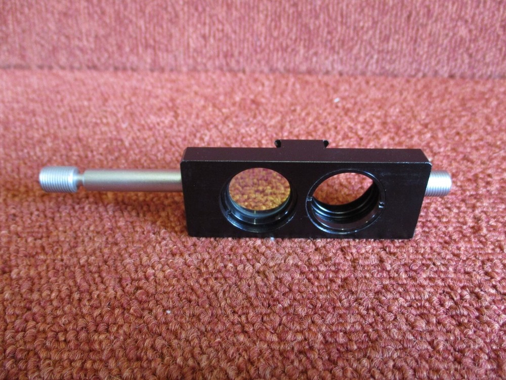 Olympus microscope fluorescence filter slide.