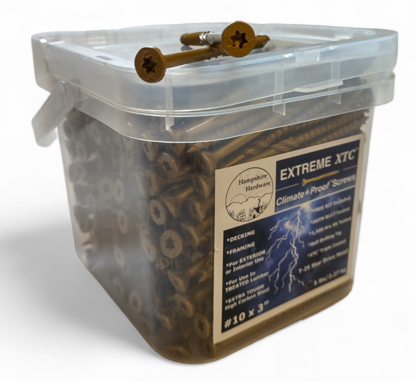 XTC™ Climate Proof™ Decking and Framing Screws #10 x 4"