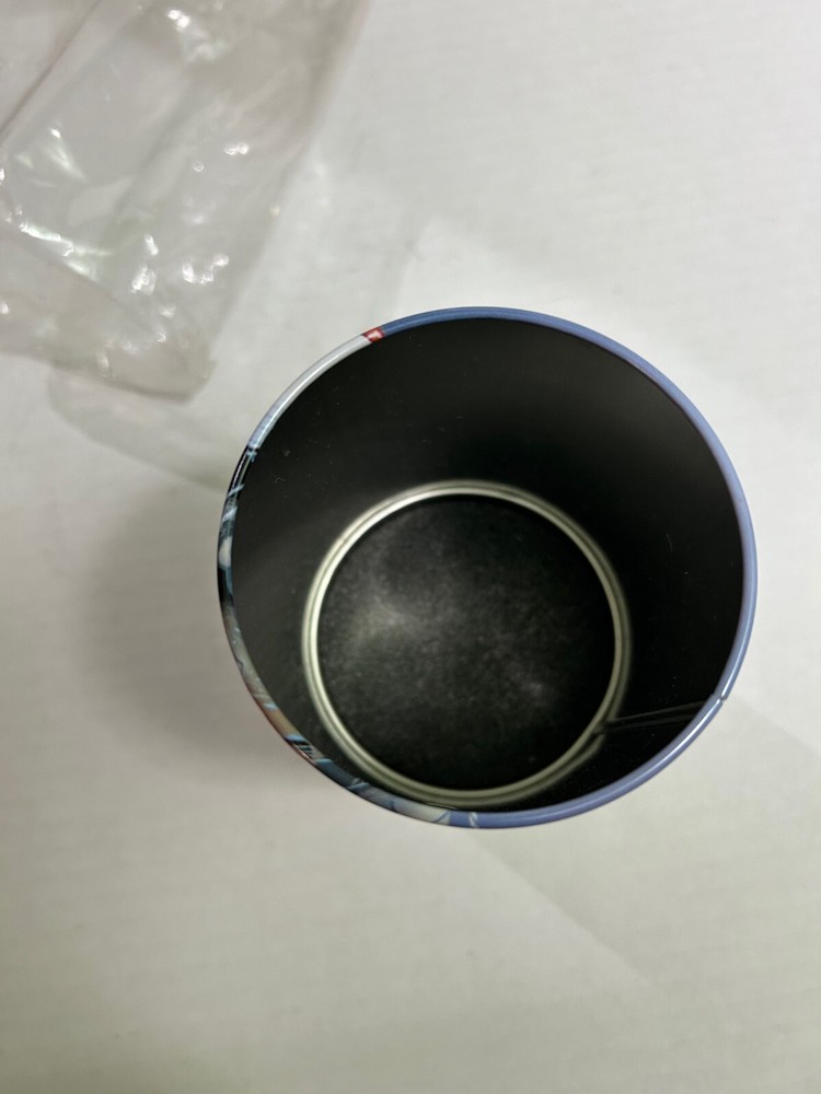 MARVEL 2001. ULTIMATE SPIDERMAN TIN PENCIL CUP WITH HIDDEN COMPARTMENT