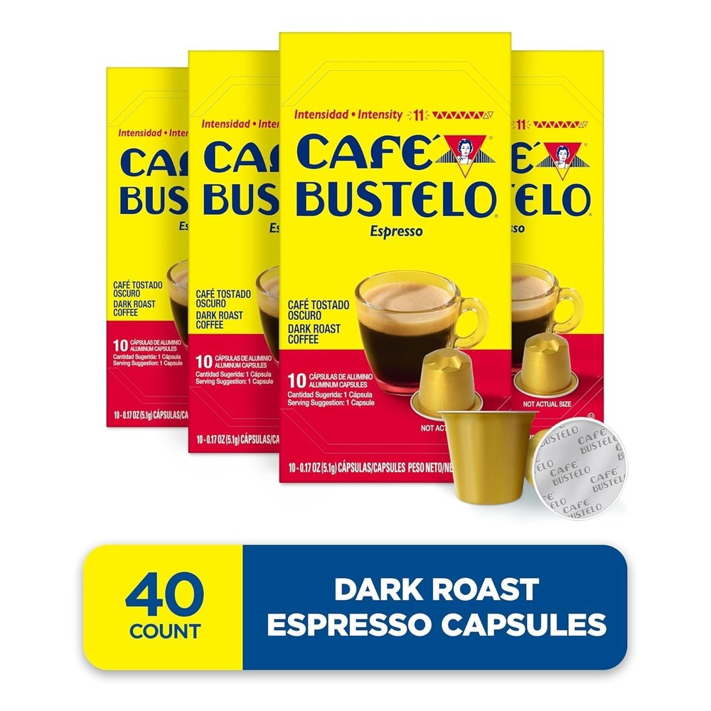 Café Bustelo Espresso Capsules, 40 Ct.